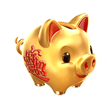 piggy gold coin